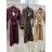 Kabát dlouhý s opaskom dlhý rukáv dámsky (S/M/L ONE SIZE) TALIANSKA MÓDA IMSM262937/DUR S/M/L svetlo béžová
