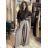 Nohavice elegantné s opaskom dámske (S/M/L ONE SIZE) TALIANSKA MÓDA IMC26012