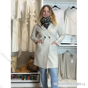 Kabát na knoflíky dlhý rukáv dámske (S/M/L ONE SIZE) TALIANSKA MÓDA IMPFD264523