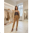 Body na ramínka dámske (S/M ONE SIZE) TALIANSKA MÓDA IMWBC26002/DUR S / M hnedá