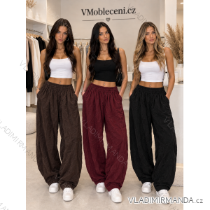 Nohavice manžestrové dlhé dámske (38/40/42 ONE SIZE) TALIANSKA MÓDA IMSM2610357/DUR