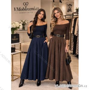 Sukňa dlhá s páskem dámská (S/M/L ONE SIZE) TALIANSKA MÓDA IMHMM26860292