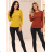 Tričko dlouhý rukáv dámské (XS/S/M ONE SIZE) ITALSKÁ IMHMM2624114