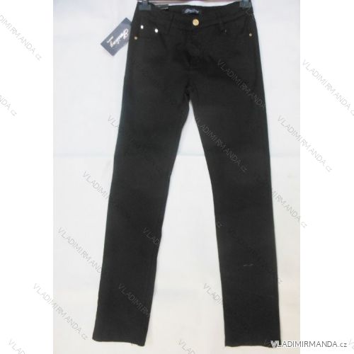 Nohavice plátené dámské (36-46) SMILING JEANS W0621
