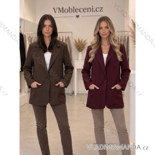 Sako dlhý rukáv dámske (M-XL) TALIANSKA MÓDA IMPOZ2626102