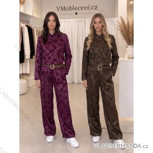 Elegantní souprava sako a nohavices páskem dámska (S/M/L ONE SIZE) TALIANSKA MÓDA IMHMM263321