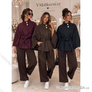 Kabátik oversize krátký dlhý rukáv dámske (S/M/L ONE SIZE) TALIANSKA MÓDA IMHMM2619203
