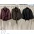 Kabátik oversize krátký dlhý rukáv dámske (S/M/L ONE SIZE) TALIANSKA MÓDA IMHMM2619203