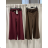 Nohavice elegantní s páskem dlhé dámske (S-L) IMPOZ2626098