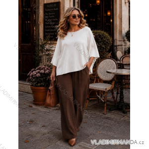 Sveter úpletový netopýří rukáv dámsky (S/M/L ONE SIZE) TALIANSKA MÓDA IMD26401
