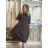 Šaty balónové dámske 3/4 rukáv (S/M/L ONE SIZE) TALIANSKA MÓDA IMSM26120/DR S/M/L vínová