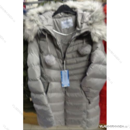 Bunda kabát s kožušinou dámska (s-2xl) HA-LIE W581
