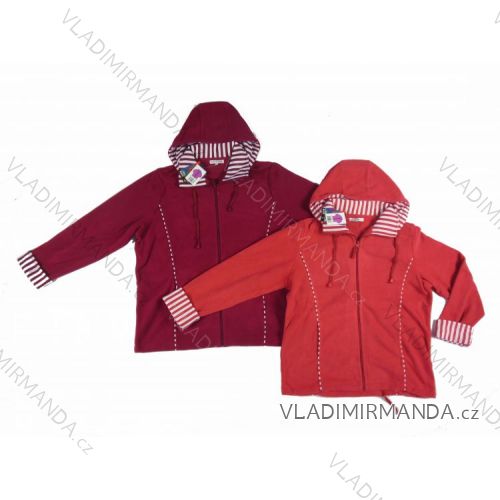 Mikina flaušová dámska nadrozmerné (m-3XL) Batya NU-Viena
