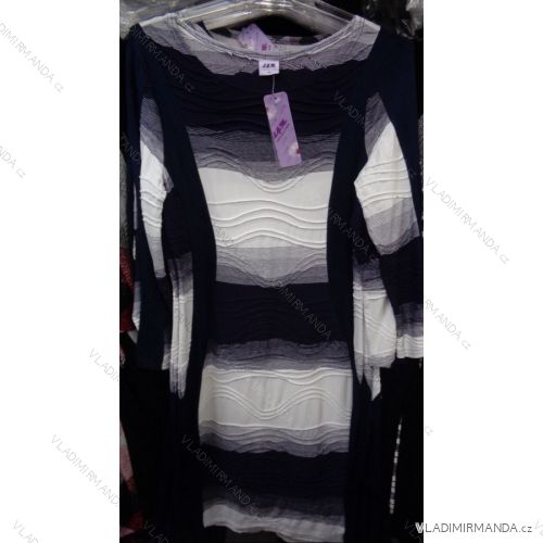 Šaty teplejšie dlhý rukáv dámska nadrozmerná (l-3XL) LGM POĽSKO LGM17003
