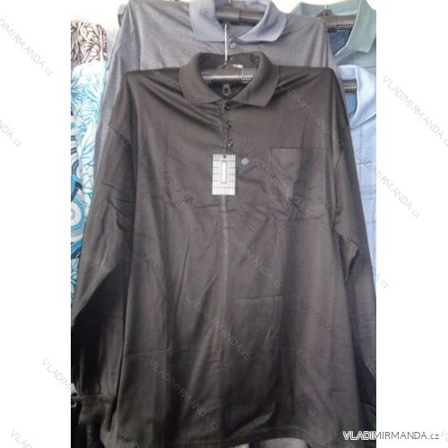 Polokošeľa teplejšie dlhý rukáv pánska bavlnená (3XL-6XL) HENXING HX833