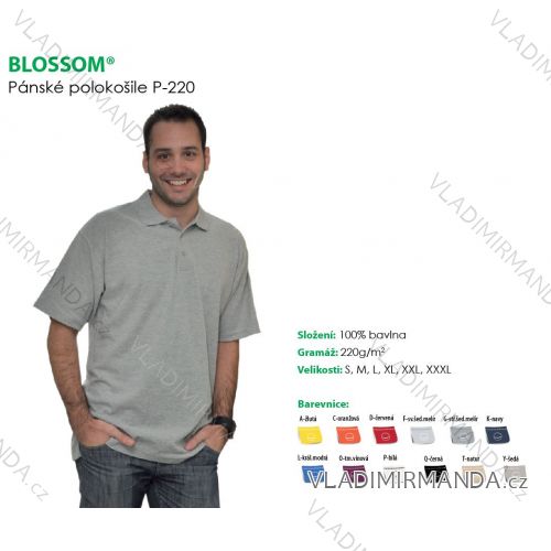 Polokošeľa pánska blossom (s-3XL) P-220