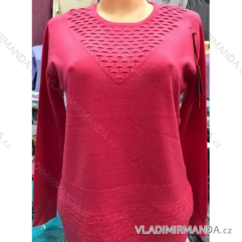 Sveter-tunika dlhý rukáv dámska (l-3XL) ERBOSSI PM117G351