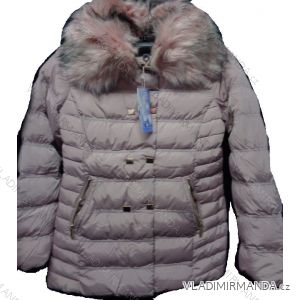 Kabát zimné dámsky zateplený kožušinkou (l-4XL) NATURE IM617RQW-4721

