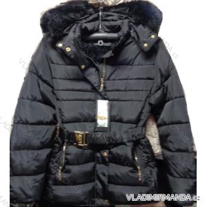 Kabát zimné dámsky zateplený kožušinkou (s-2xl) VICTOR IM617N668-75
