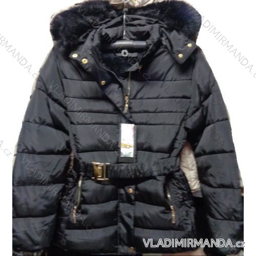 Kabát zimné dámsky zateplený kožušinkou (s-2xl) VICTOR IM617N668-75
