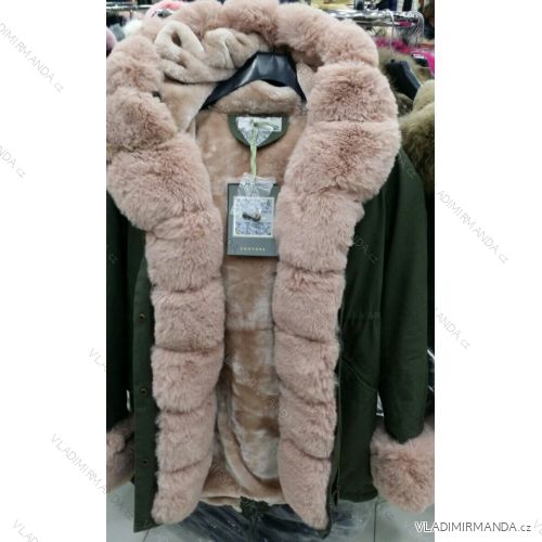 Kabát zimné parka s kožušinkou dámska (sl) KZELL PM217056
