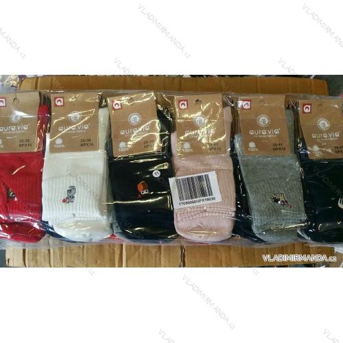 Ponožky teplé dámske a dorast (35-38,38-41) AURA.VIA NPX16