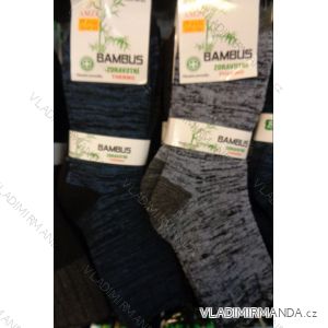 Ponožky zdravotné thermo pánske bambusové (40-47) AMZF PA-6436
