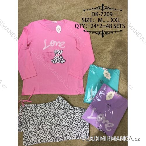 Pyžamo dlhé dámske (m-xxl) VALERIE DREAM DK-7209
