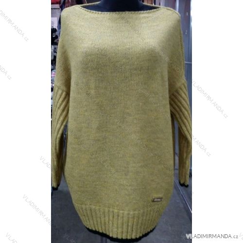 Sveter dlhý dámsky (l-2xl) Poľsko MODA GR17036