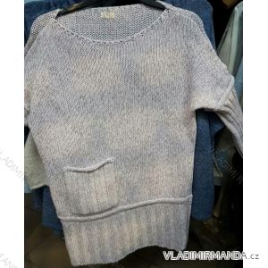 Sveter teplý dlhý rukáv dámsky (l-2xl) Poľsko MODA GR17057
