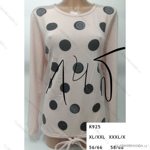 Tričko dlhý rukáv dámske (l-3XL) ERBOSSI PM217K925
