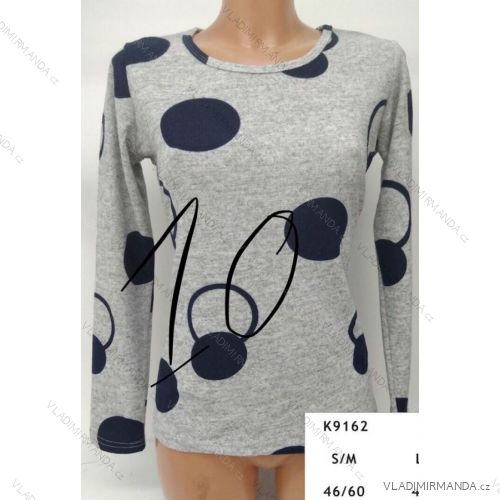 Tričko dlhý rukáv dámske (l-3XL) ERBOSSI PM117K9162
