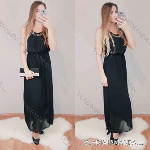 Šaty elegantné dlhé dámske plesovej (uni sl) Talianska MODA IM917384
