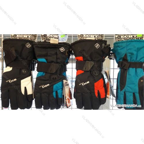 Rukavice šušťákové zimné lyžiarske pánske (m-2xl) Echt 9102809