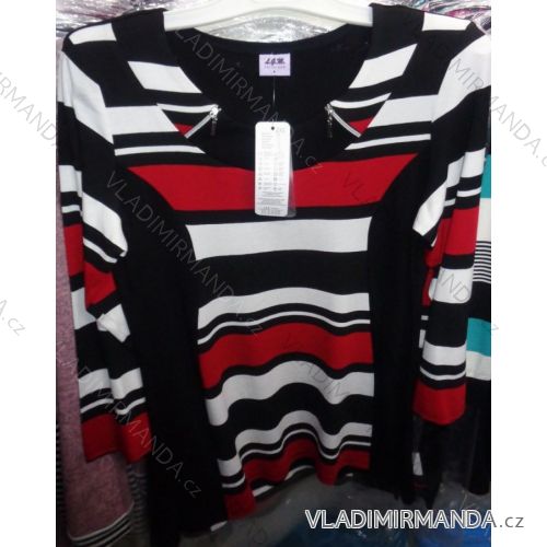 Blúzka tunika dlhý rukáv dámska nadrozmerná (l-4XL) LGM POĽSKO LGM18002
