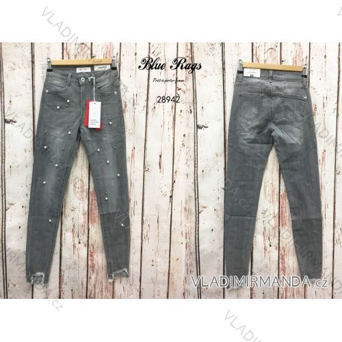 Rifle s perličkami dámske (34-42) BLUE RAGS 28942