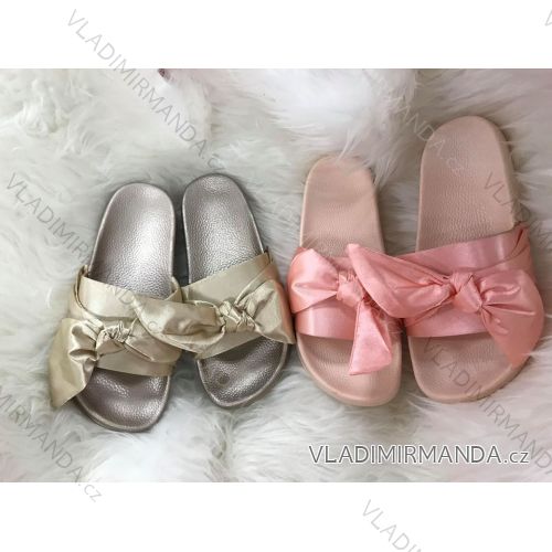 Papuče s mašľou dámske (36-42) OBUV 9102010
