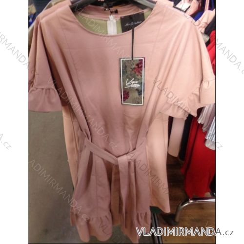 Šaty krátke, krátky rukáv dámske (uni sl) TALIANSKÁ MÓDA IM918055
