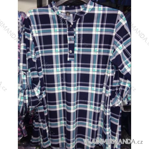 Tunika 3/4 krátky rukáv dámske nadrozmerné (xl-5XL) Poľsko moda PM118007
