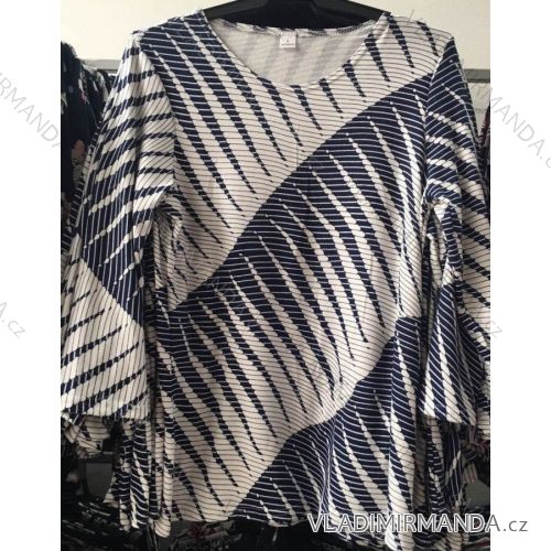 Tričko tunika dlhý rukáv dámske (l-4XL) poľských výrobcov na PM118043
