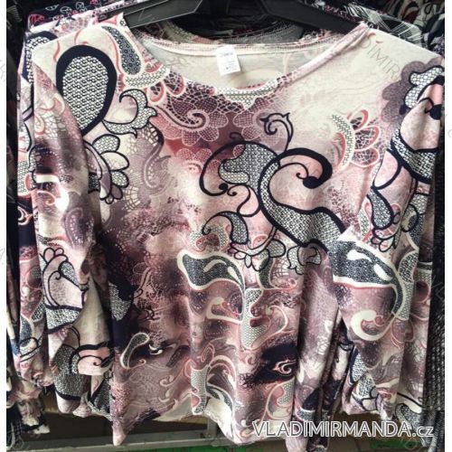 Tričko tunika dlhý rukáv dámske (l-4XL) poľských výrobcov na PM118044
