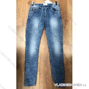 Rifle jeans bez perličiek dámske (xs-xl) LEXXURY LEX18015
