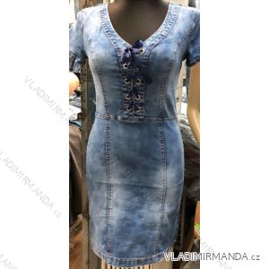 Šaty riflové dámske (xs-xl) Gourde LEX18016
