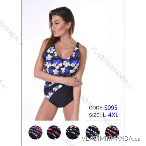 Plavky jednodielne dámske nadrozmerné (l-4XL) Cefónom S095B