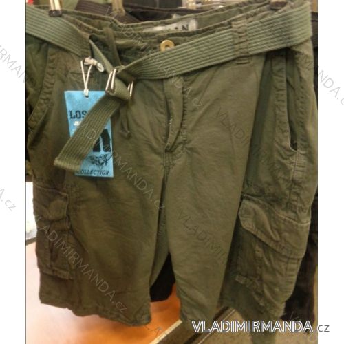 Kraťasy šortky khaki pánske (30-42) LOSHAN B8071-23
