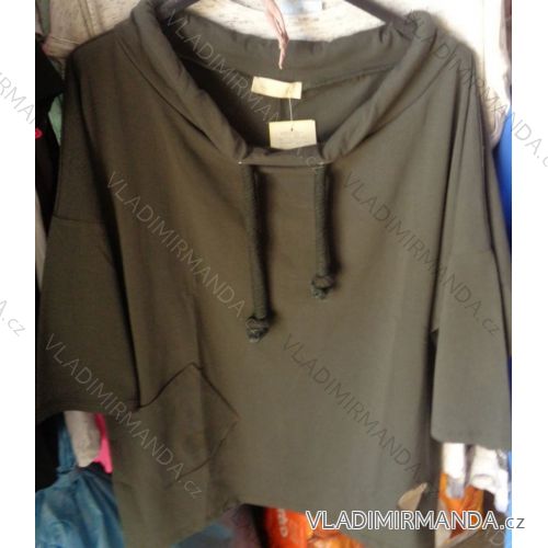 Mikina 3/4 dlhý rukáv dámska (uni sl) Ciocco TALIANSKÁ MÓDA IM518047
