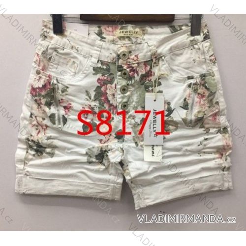 Šortky kraťasy kvetované dámske (xs-xl) Jewell LEXXURY LEX18171