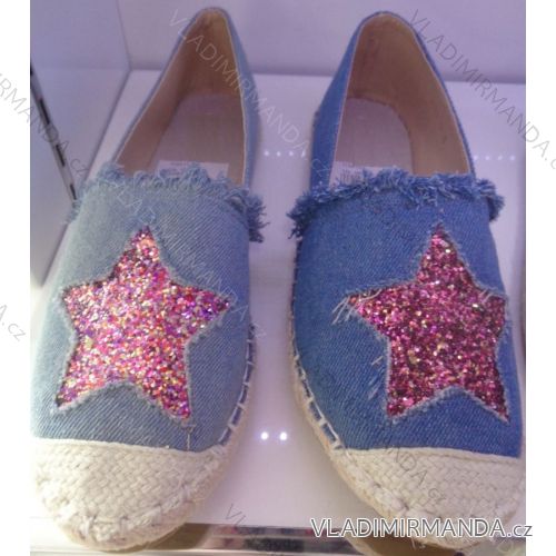 Espadrilky riflové dámske (36-41) OBUV OBB187133-11