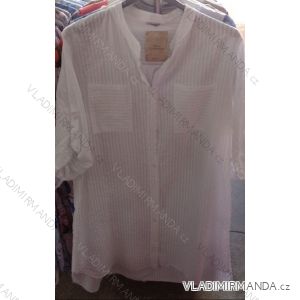 Tunika -košile dlhá s prúžkom krátky rukáv dámska (uni, sl) TALIANSKÁ MÓDA IM718128
