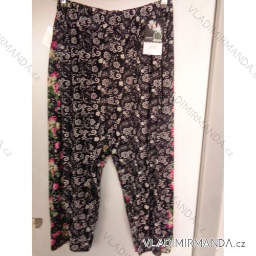 Haremky 3/4 krátke dámske nadrozmerné bambusové (2xl-6XL) SAL SMILING WU-120
